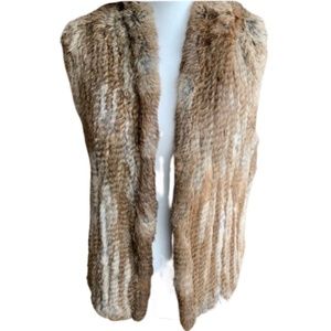 Genuine fur vest